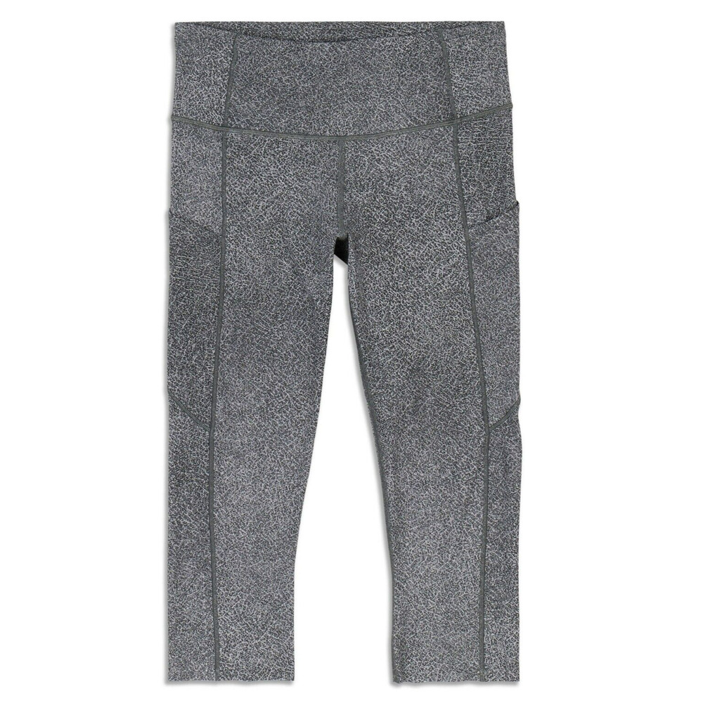 Lululemon Leggings Womens Size 6 Cropped Workout Pants Pocket